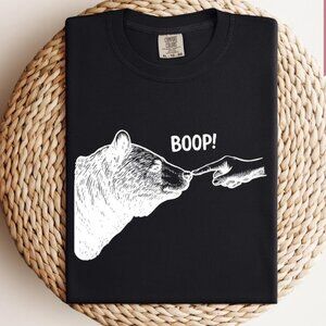 Boop Bear T-Shirt, Cute Retro Meme Animal Tee